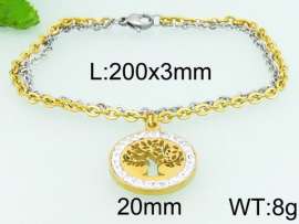 Stainless Steel Stone Bracelet