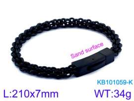 Stainless Steel Black-plating Bracelet