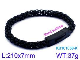 Stainless Steel Black-plating Bracelet