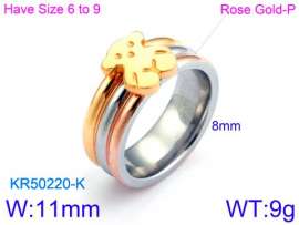 Stainless Steel Gold-plating Ring