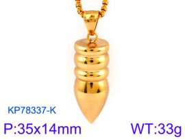 Stainless Steel Gold-plating Pendant