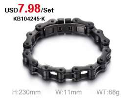 Men's Motor Bike Stainless Steel Bracelet
