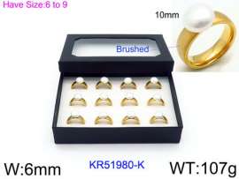 Stainless Steel Gold-plating Ring