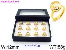 Stainless Steel Gold-plating Ring