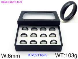 Stainless Steel Black-plating Ring