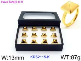 Stainless Steel Gold-plating Ring