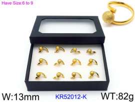 Stainless Steel Gold-plating Ring