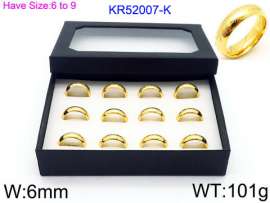 Stainless Steel Gold-plating Ring