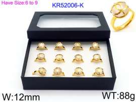 Stainless Steel Gold-plating Ring