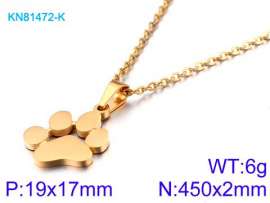 SS Gold-Plating Necklace