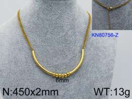 SS Gold-Plating Necklace