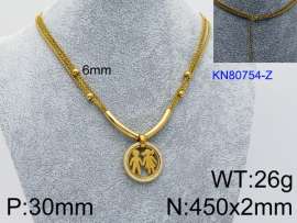 SS Gold-Plating Necklace