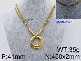 SS Gold-Plating Necklace