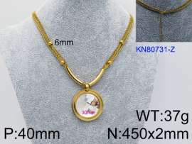 SS Gold-Plating Necklace