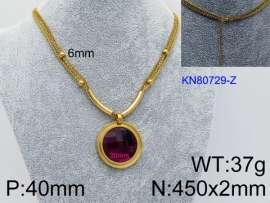 SS Gold-Plating Necklace