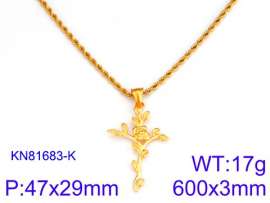 SS Gold-Plating Necklace