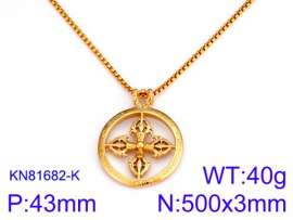 SS Gold-Plating Necklace