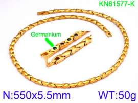 SS Gold-Plating Necklace