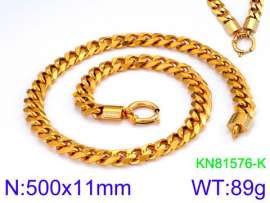 SS Gold-Plating Necklace