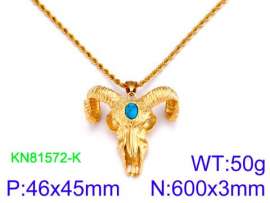 SS Gold-Plating Necklace