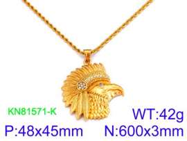 SS Gold-Plating Necklace