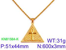 SS Gold-Plating Necklace