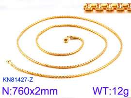 Staineless Steel Small Gold-plating Chain