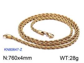 SS Gold-Plating Necklace