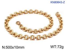 SS Gold-Plating Necklace