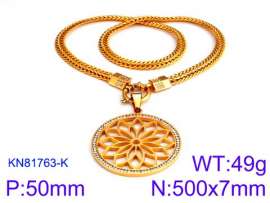 SS Gold-Plating Necklace