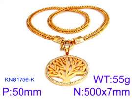 SS Gold-Plating Necklace