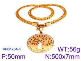 SS Gold-Plating Necklace