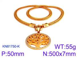 SS Gold-Plating Necklace