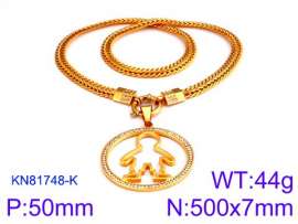 SS Gold-Plating Necklace