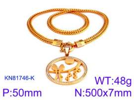 SS Gold-Plating Necklace