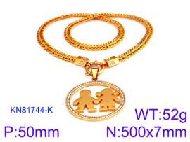 SS Gold-Plating Necklace