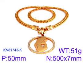 SS Gold-Plating Necklace