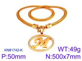 SS Gold-Plating Necklace