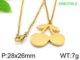 SS Gold-Plating Necklace