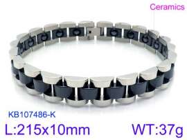 Stainless steel with Ceramic Bracelet