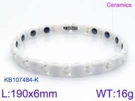 Stainless steel with Ceramic Bracelet