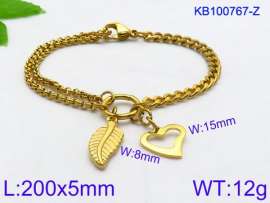 Stainless Steel Gold-plating Bracelet