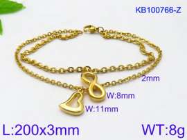 Stainless Steel Gold-plating Bracelet