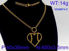 SS Gold-Plating Necklace