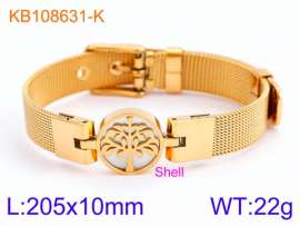 Stainless Steel Gold-plating Bracelet