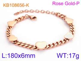 Stainless Steel Rose Gold-plating Bracelet