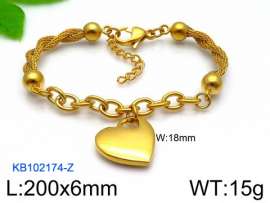 Stainless Steel Gold-plating Bracelet