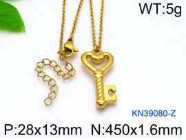 SS Gold-Plating Necklace