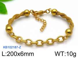 Stainless Steel Gold-plating Bracelet