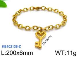 Stainless Steel Gold-plating Bracelet